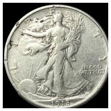1918 Walking Liberty Half Dollar NEARLY  UNCIRCUL