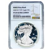 2020-W Silver Eagle NGC PF69 Ultra Cameo