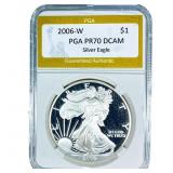 2006-W Silver Eagle PGA PR70 DCAM