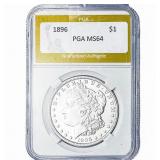 1896 Morgan Silver Dollar PGA MS64
