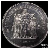 1978 France Silver 50 Francs