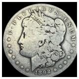 1892-CC Silver Morgan Dollar LIGHTLY CIRCULATED