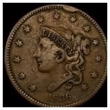 1836 Coronet Head Large Cent LIGHTLY  CIRCULATED