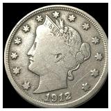 1912-S Liberty Head Nickel NICELY CIRCULATED