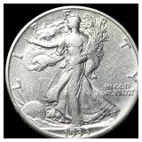 1933-S Walking Liberty Half Dollar CLOSELY  UNCIR