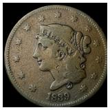 1839 Large Cent LIGHTLY CIRCULATED