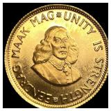 1978 South Africa Gold 2 Rand .2355oz  UNCIRCULAT