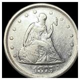 1875-S Silver Twenty Cents CLOSELY  UNCIRCULATED