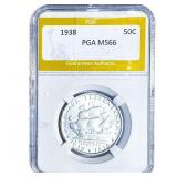 1938 Delaware Half Dollar PGA MS66