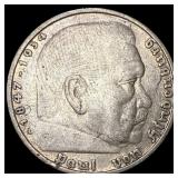 1935A Germany Silver 5 Reichsmark