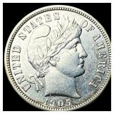 1905-S Silver Barber Dime HIGH GRADE