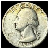 1932-D Silver Washington Quarter LIGHTLY CIRCULATE