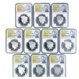 [10 Coins] 2023-S Morgan Silver Dollar NGC PF70 Ul