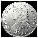 1829 Capped Bust Half Dollar ABOUT UNCIRCULATED