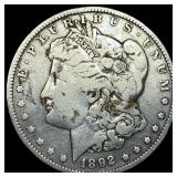 1892 Silver Morgan Dollar LIGHTLY CIRCULATED