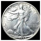 1934-S Silver Walking Liberty Half Dollar  UNCIRC
