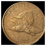 1857 Flying Eagle Cent CLOSELY UNCIRCULATED