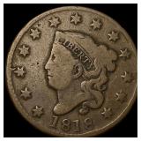 1818 Coronet Head Large Cent NICELY  CIRCULATED