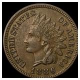 1886 Indian Head Cent CLOSELY UNCIRCULATED
