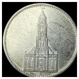 1934 Germany Silver 5 Reichsmark