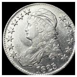 1825 Capped Bust Half Dollar CLOSELY UNCIRCULATED