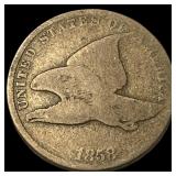 1858 Flying Eagle Cent LIGHTLY CIRCULATED