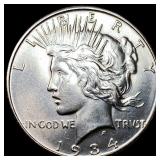 1934 Peace Silver Dollar UNCIRCULATED