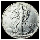 1944-S Silver Walking Liberty Half Dollar CLOSELY