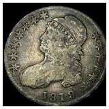 1819 Capped Bust Half Dollar LIGHTLY  CIRCULATED