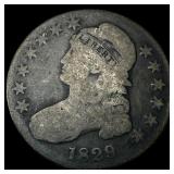 1829 Capped Bust Half Dollar NICELY  CIRCULATED
