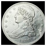 1838 Capped Bust Half Dollar CLOSELY  UNCIRCULATE