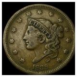1838 Coronet Head Large Cent HIGH GRADE