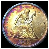 1875-S Silver Twenty Cent Piece CLOSELY  UNCIRCUL