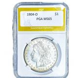 1904-O Morgan Silver Dollar PGA MS65