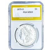 1879-O Morgan Silver Dollar PGA MS63