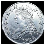 1824 Capped Bust Half Dollar CHOICE AU