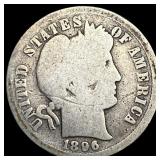 1896-O Silver Barber Dime NICELY CIRCULATED