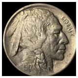 1917-D Buffalo Nickel CLOSELY UNCIRCULATED