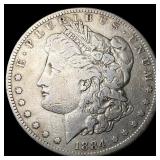 1884-S Silver Morgan Dollar ABOUT UNCIRCULATED