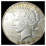 1923 Silver Peace Dollar NEARLY UNCIRCULATED