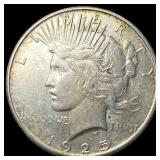 1925 Peace Silver Dollar ABOUT UNCIRCULATED