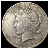1935 Silver Peace Dollar ABOUT UNCIRCULATED