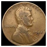 1924-D Lincoln Wheat Cent LIGHTLY CIRCULATED