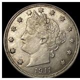 1911 Liberty Head Nickel CHOICE AU