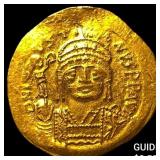 Byzantine Justin II 565-578 AD Gold Solidus