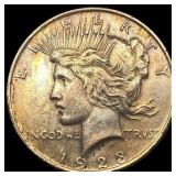 1923 Silver Peace Dollar NEARLY UNCIRCULATED