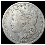 1891-CC Silver Morgan Dollar CHOICE AU