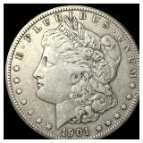 1901-S Silver Morgan Dollar ABOUT UNCIRCULATED