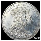 1861 German States Silver Thaler