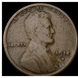 1914-D Lincoln Wheat Cent LIGHTLY CIRCULATED